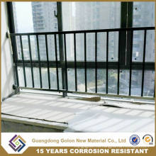 Pasamano de balcón de acero galvanizado para exteriores